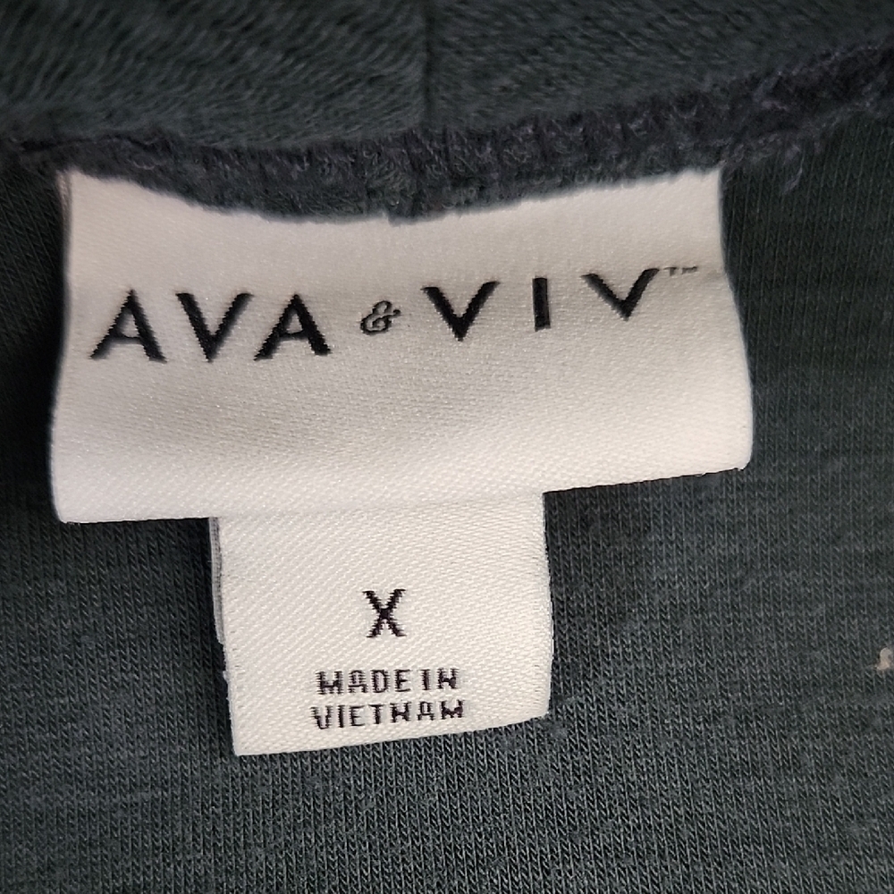 AVA & VIV Mock Neck Long Sleeve Knit Top Size 1X - Picture 9 of 10